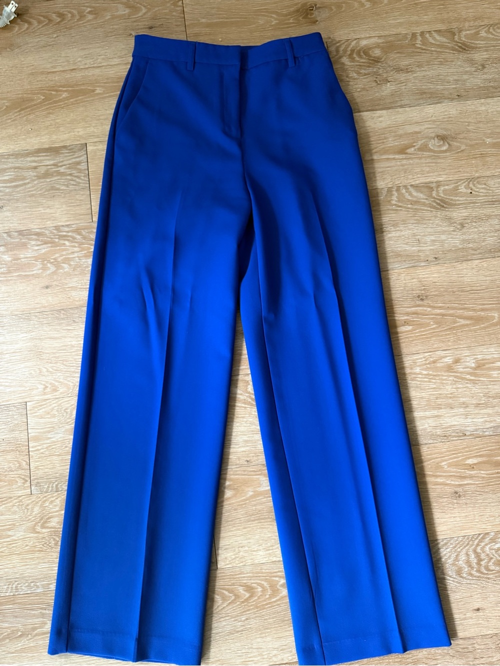 Joie Bright Royal Blue Wide-Leg Trousers